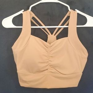 Beige BUFFBUNNY sports bra